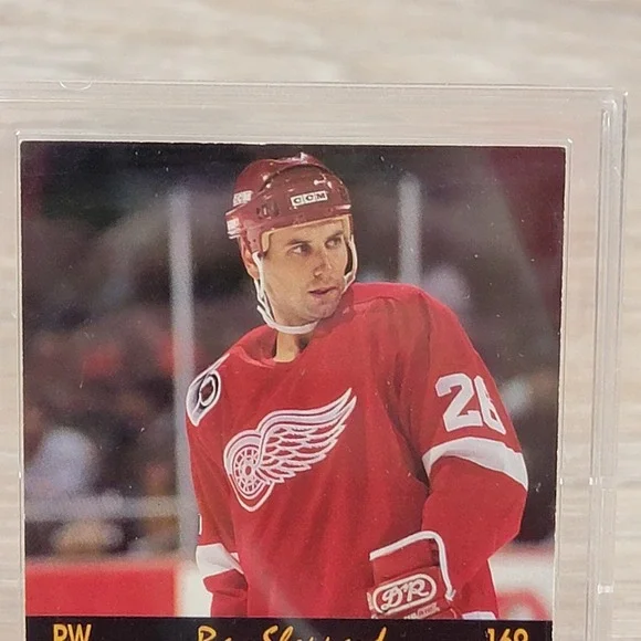 Ray Sheppard Signed 1992 Pro Set Platinum Performer Card 169 Detroit Red Wings - Picture 6 of 6